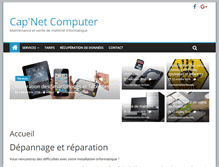 Tablet Screenshot of capnet-computer.fr